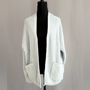 American Eagle Outfitters Women's Dusty Blue Cardigan